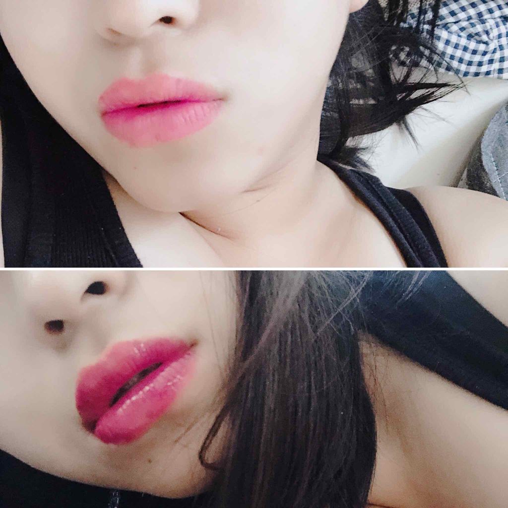 ウォーターリップ ステイン 01 ローズ ウォーター/CLARINS/リップグロスを使ったクチコミ（3枚目）