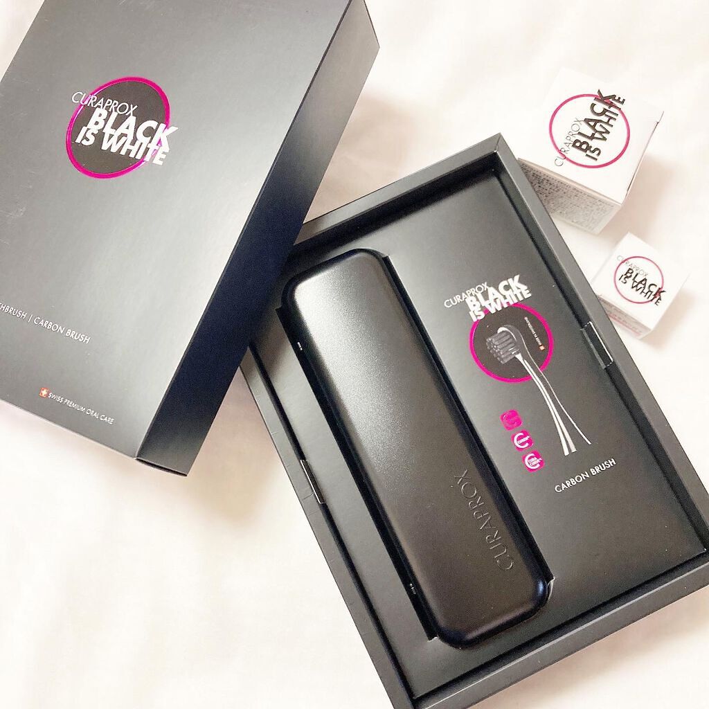 ブラックイズホワイト粉歯磨き /CURAPROX/歯磨き粉を使ったクチコミ(1枚目)