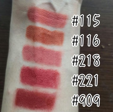 3CE MOOD RECIPE LIP COLOR #116 INKED HEART/3CE/口紅を使ったクチコミ（2枚目）