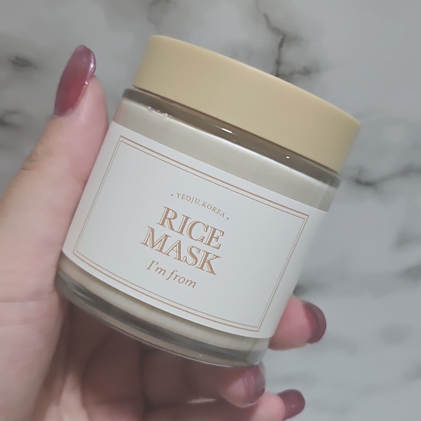 RICE MASK/I'm from/洗い流すパック・マスクを使ったクチコミ(2枚目)