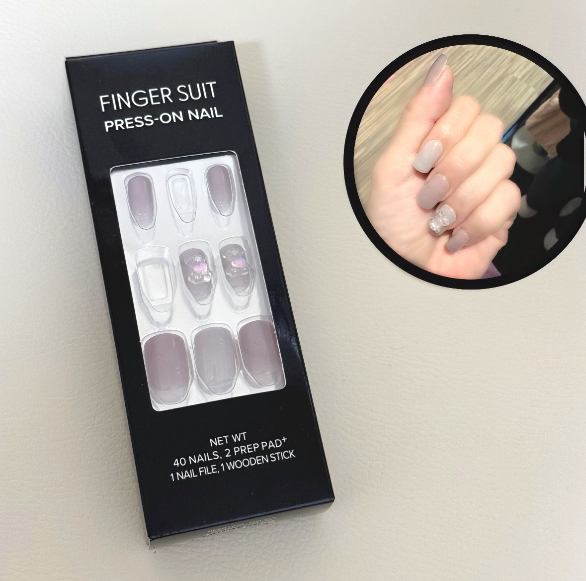 ネイルチップ(シールタイプ)/FINGER SUIT/ネイルチップ・パーツを使ったクチコミ（1枚目）