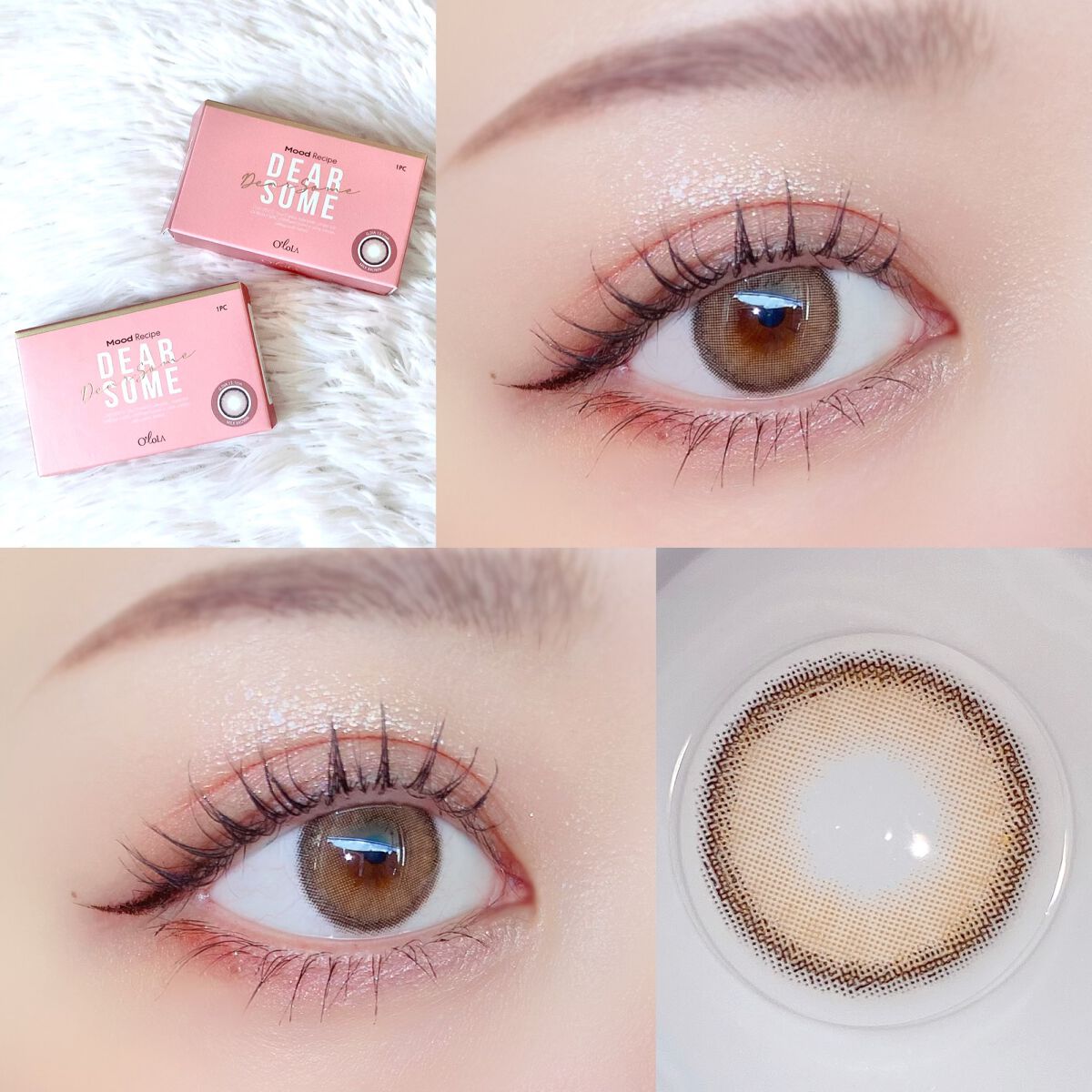 ディアサム(DearSome)/OLOLA/カラーコンタクトレンズを使ったクチコミ(2枚目)