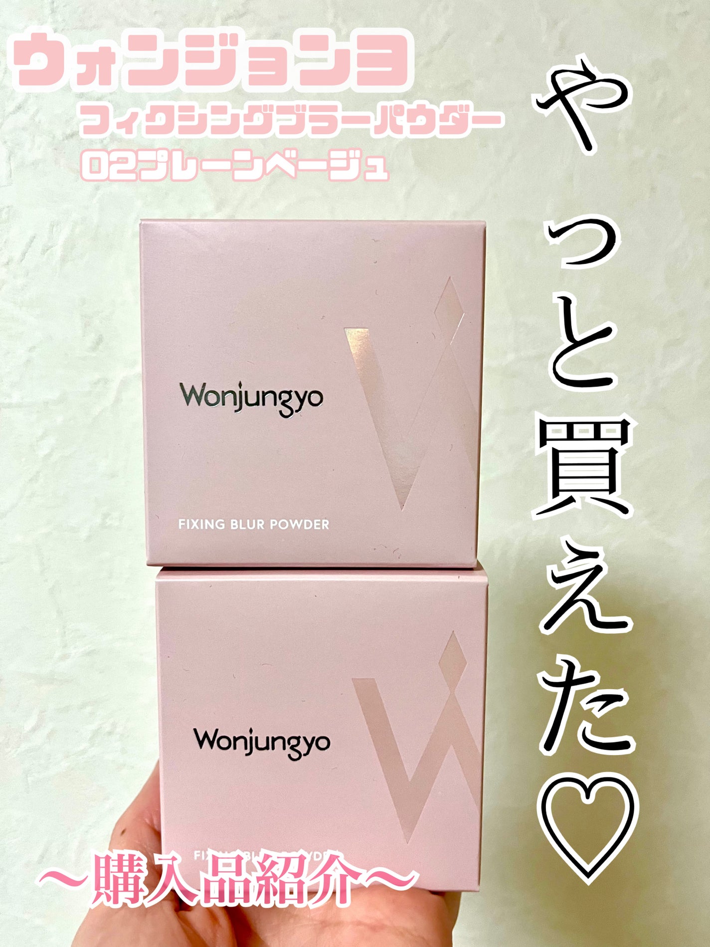 フィクシングブラーパウダー N
/Wonjungyo/ルースパウダーを使ったクチコミ(1枚目)