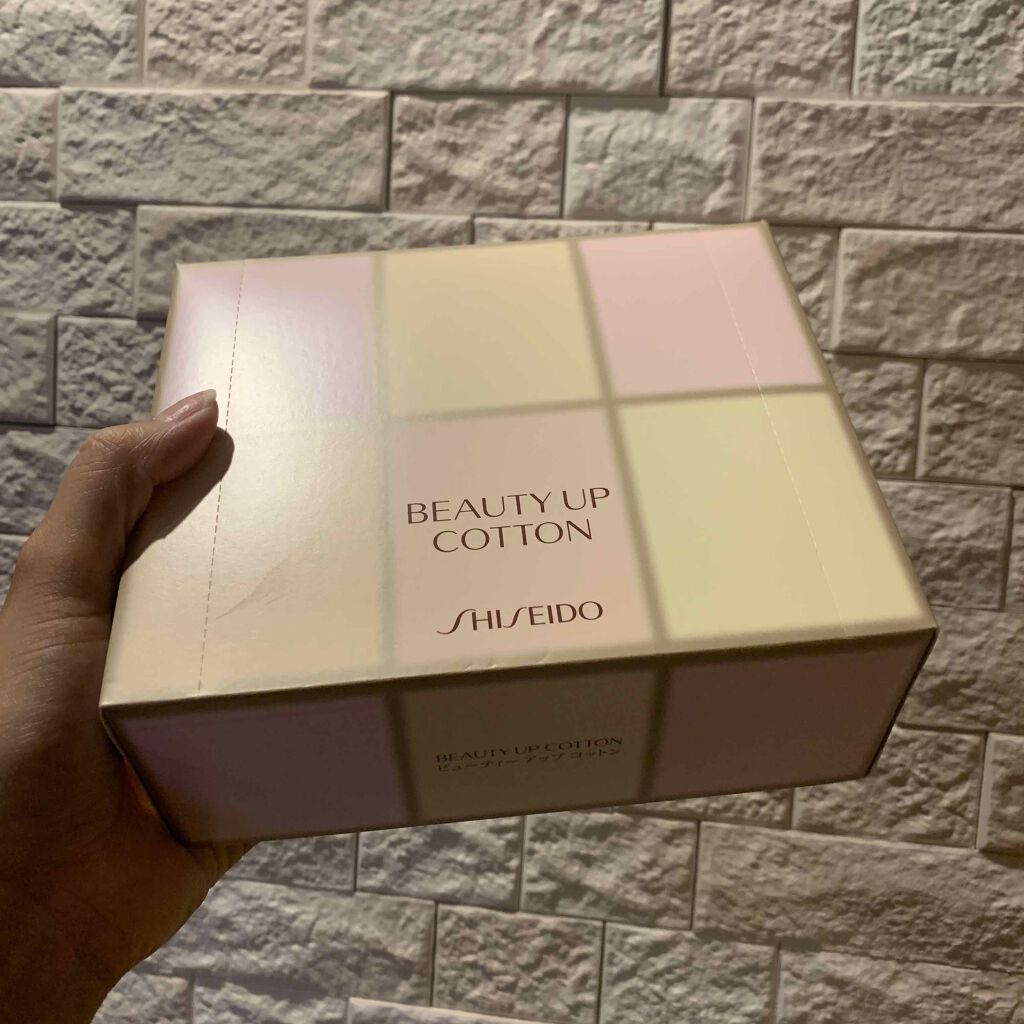 ビューティーアップコットン G/SHISEIDO/コットンを使ったクチコミ(1枚目)