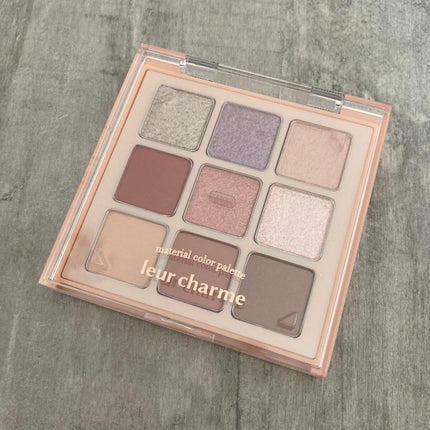 マテリアルカラーパレット/leur charme/アイシャドウパレットを使ったクチコミ(1枚目)