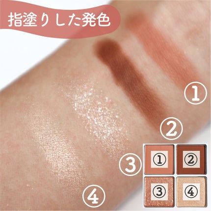 THE アイパレR/b idol/アイシャドウパレットを使ったクチコミ(4枚目)