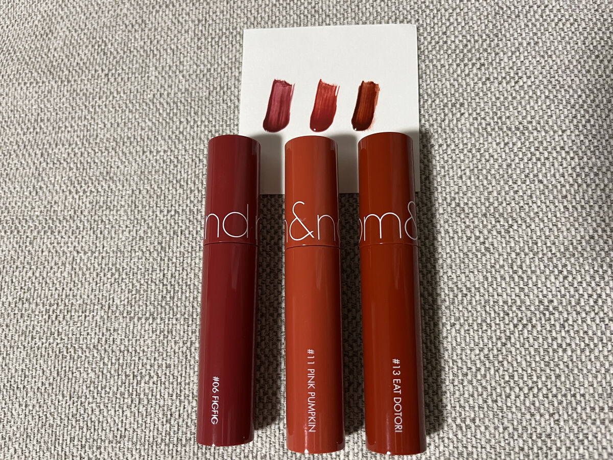 ジューシーラスティングティント/rom&nd/リップティントを使ったクチコミ（2枚目）
