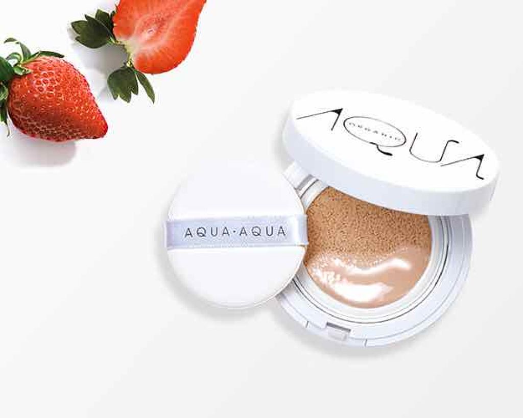 オーガニッククッションコンパクト/アクア・アクア/クッションファンデーションを使ったクチコミ（1枚目）