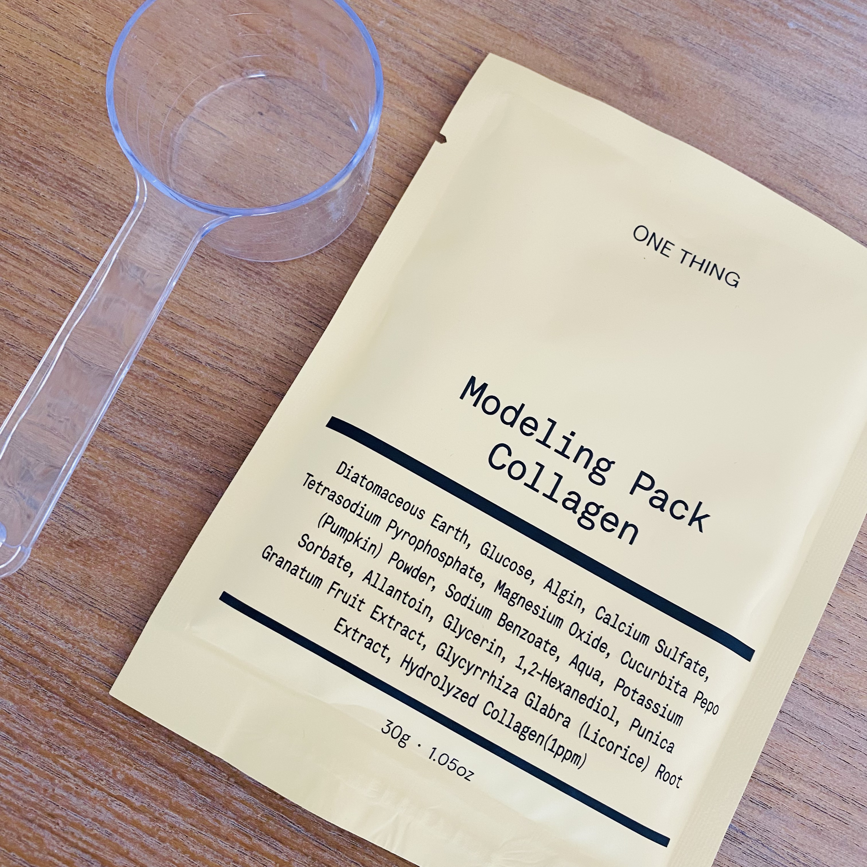 モデリングパック コラーゲン/ONE THING/シートマスク・パックを使ったクチコミ（3枚目）