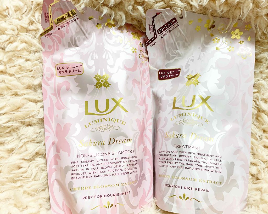 ルミニーク サクラドリーム/LUX/市販シャンプーを使ったクチコミ（1枚目）