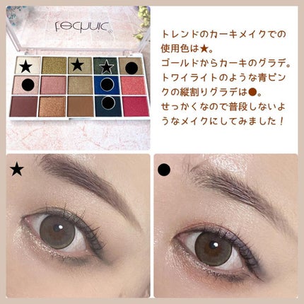 15 アイシャドウパレット/technic/アイシャドウパレットを使ったクチコミ(4枚目)
