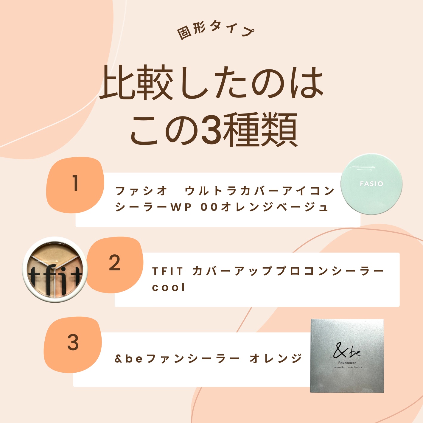 &amp;be ファンシーラー/＆be/パレットコンシーラーを使ったクチコミ（2枚目）