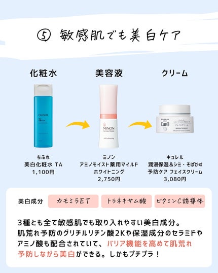 とまと村長@化粧品研究者 on LIPS 「今回は美白ケアに絞ってオススメの組み合わせを紹介!敏感肌、攻め..」(7枚目)