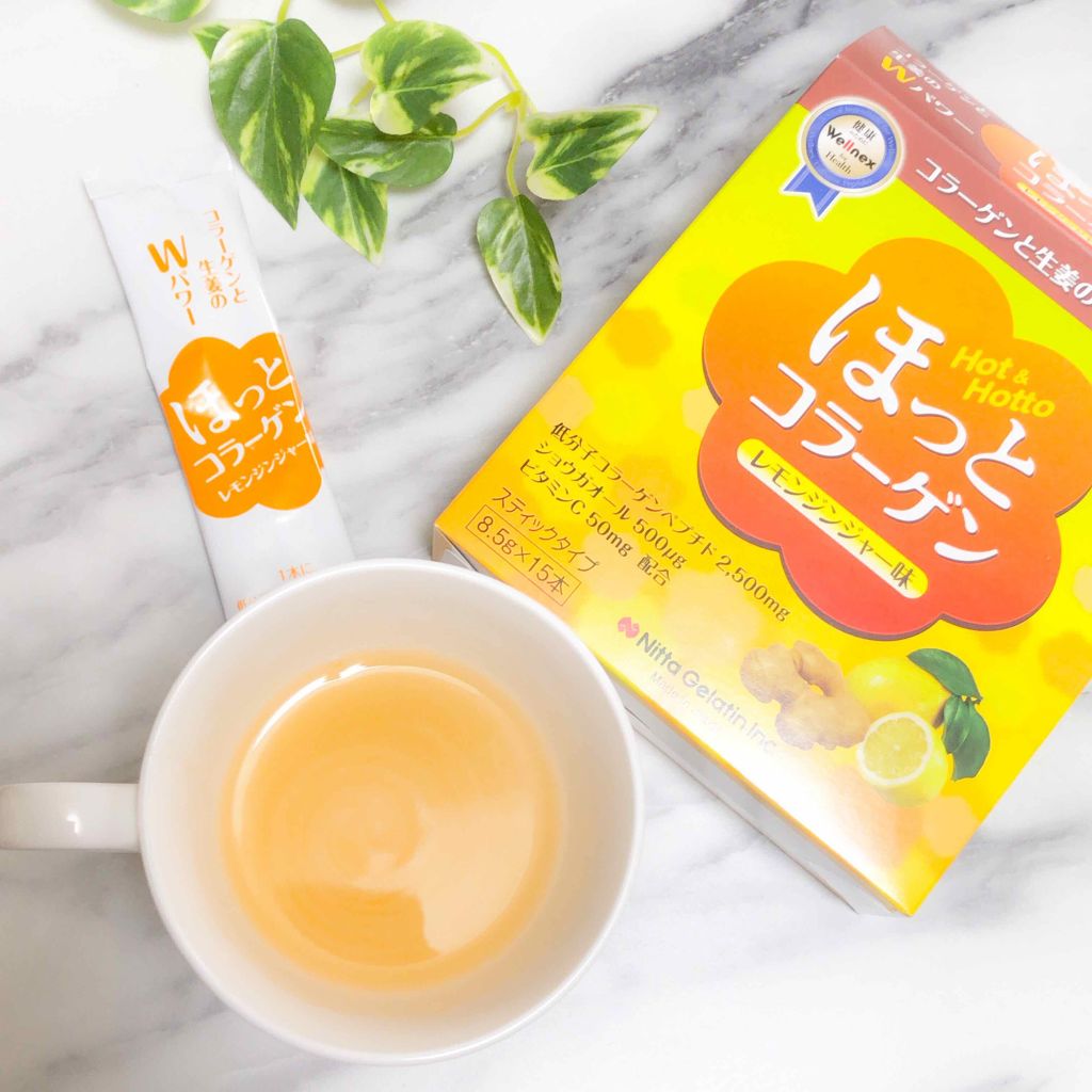 pipi3 on LIPS 「#粉末清涼飲料#ほっとコラーゲン#レモンジンジャー味#ニッタバ..」(1枚目)