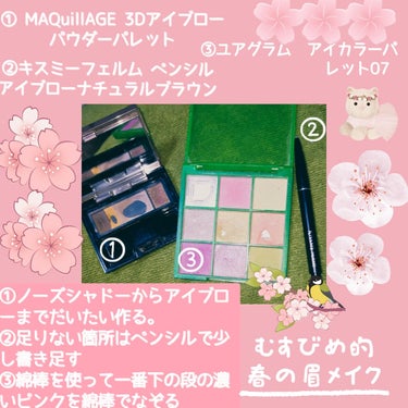 UR GLAM　BLOOMING EYE COLOR PALETTE/U R GLAM/アイシャドウパレットを使ったクチコミ（1枚目）