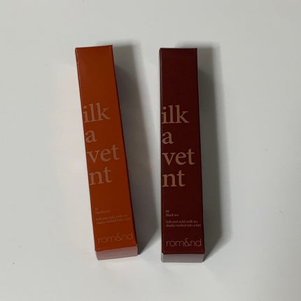 ミルクティーベルベットティント/rom&nd/リップティントを使ったクチコミ(2枚目)