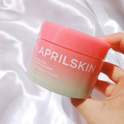 ピンクアロエメレンゲクレンザー/APRILSKIN/その他洗顔料を使ったクチコミ(7枚目)