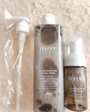 SERENDI BEAUTY CLOUD MOISTURE FACIAL TONERのクチコミ「🎀SERENDI セレンディ🎀
クラウドモイスチャーフェイシャルトナー
500ml


ずっと.....」（2枚目）