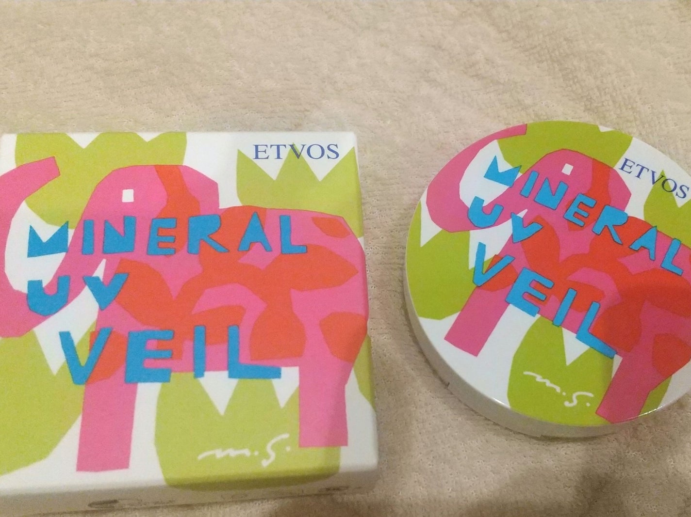 ミネラルUVベール/エトヴォス/プレストパウダーを使ったクチコミ(2枚目)