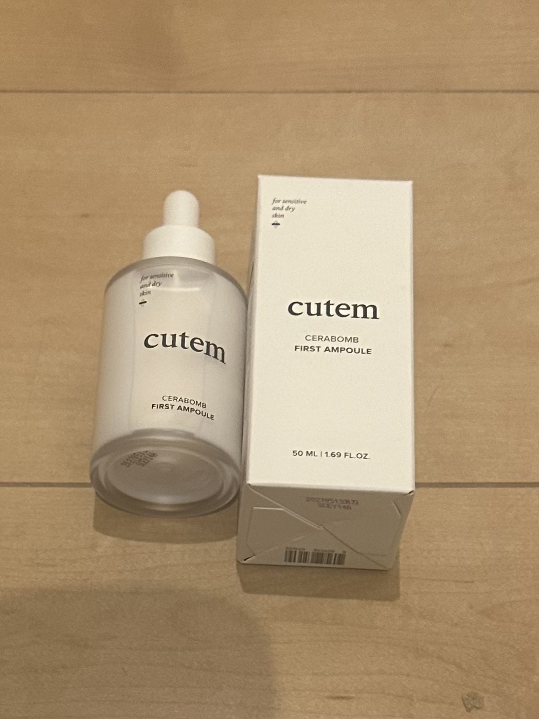 セラボムファーストアンプル/cutem/フェイスクリームを使ったクチコミ（1枚目）