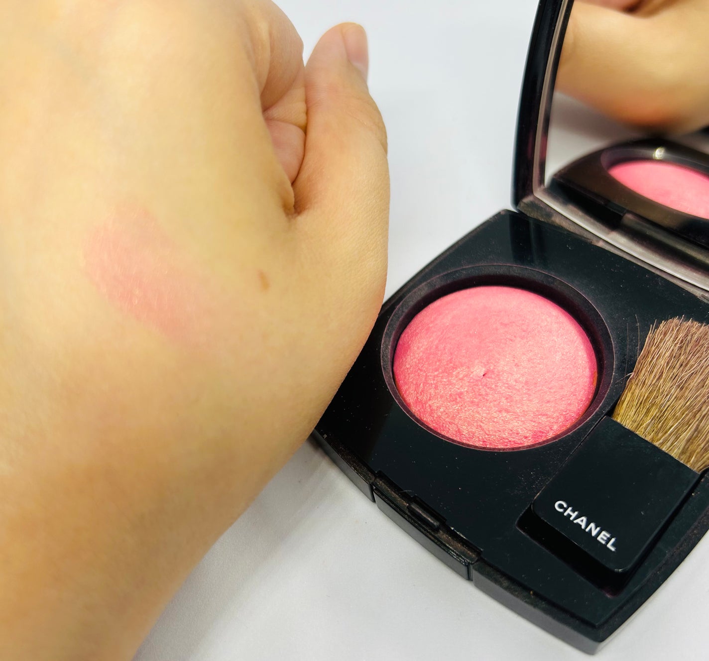 ジュ コントゥラスト/CHANEL/パウダーチークを使ったクチコミ(2枚目)