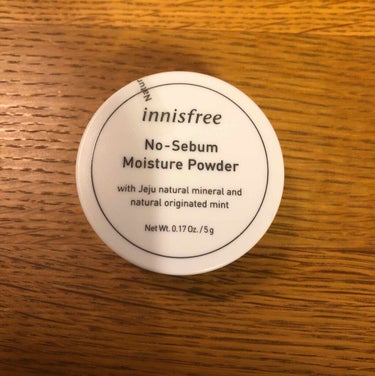 ノーセバム モイスチャーパウダー/innisfree/プレストパウダーを使ったクチコミ（1枚目）