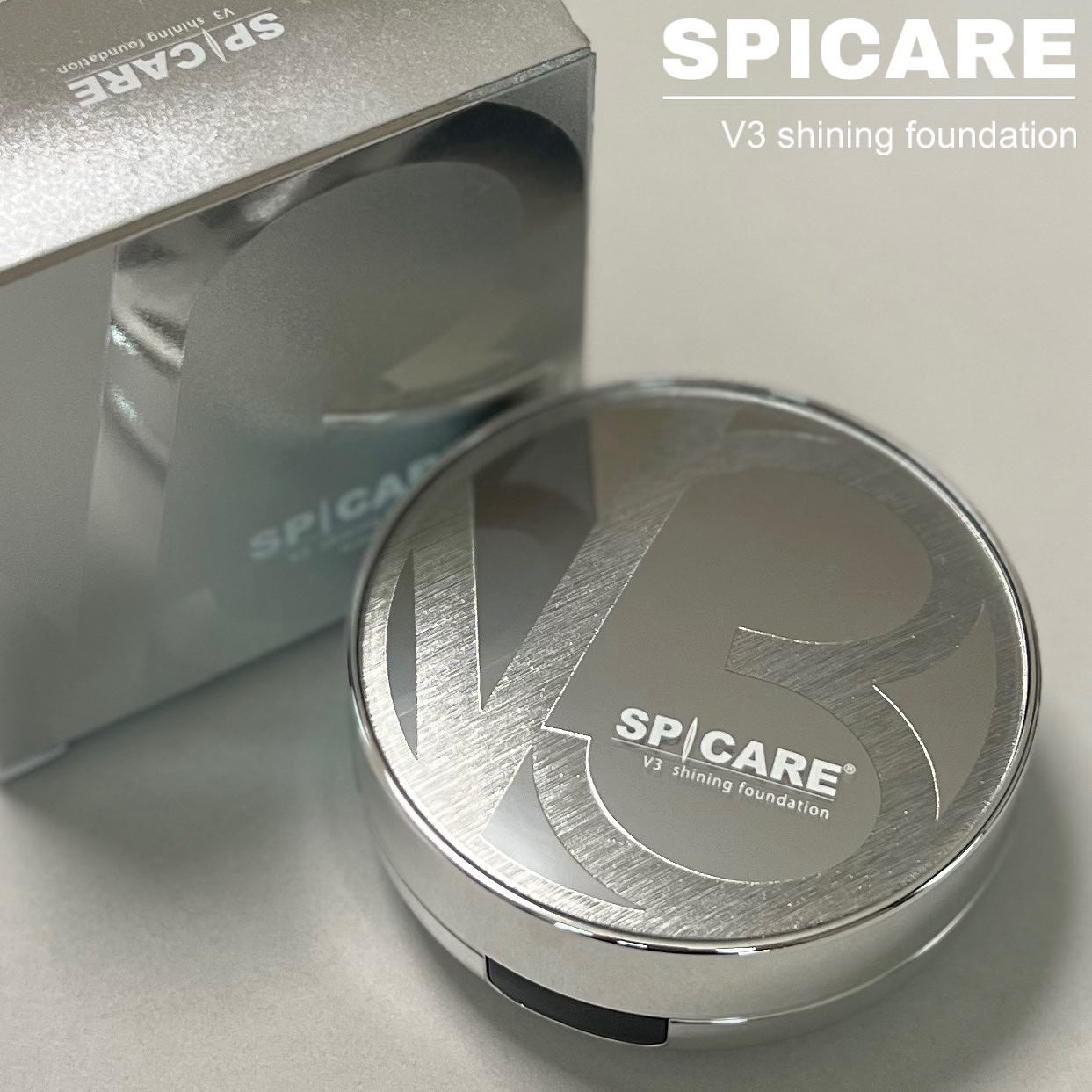 V3シャイニングファンデーション/SPICARE/クッションファンデーションを使ったクチコミ(1枚目)