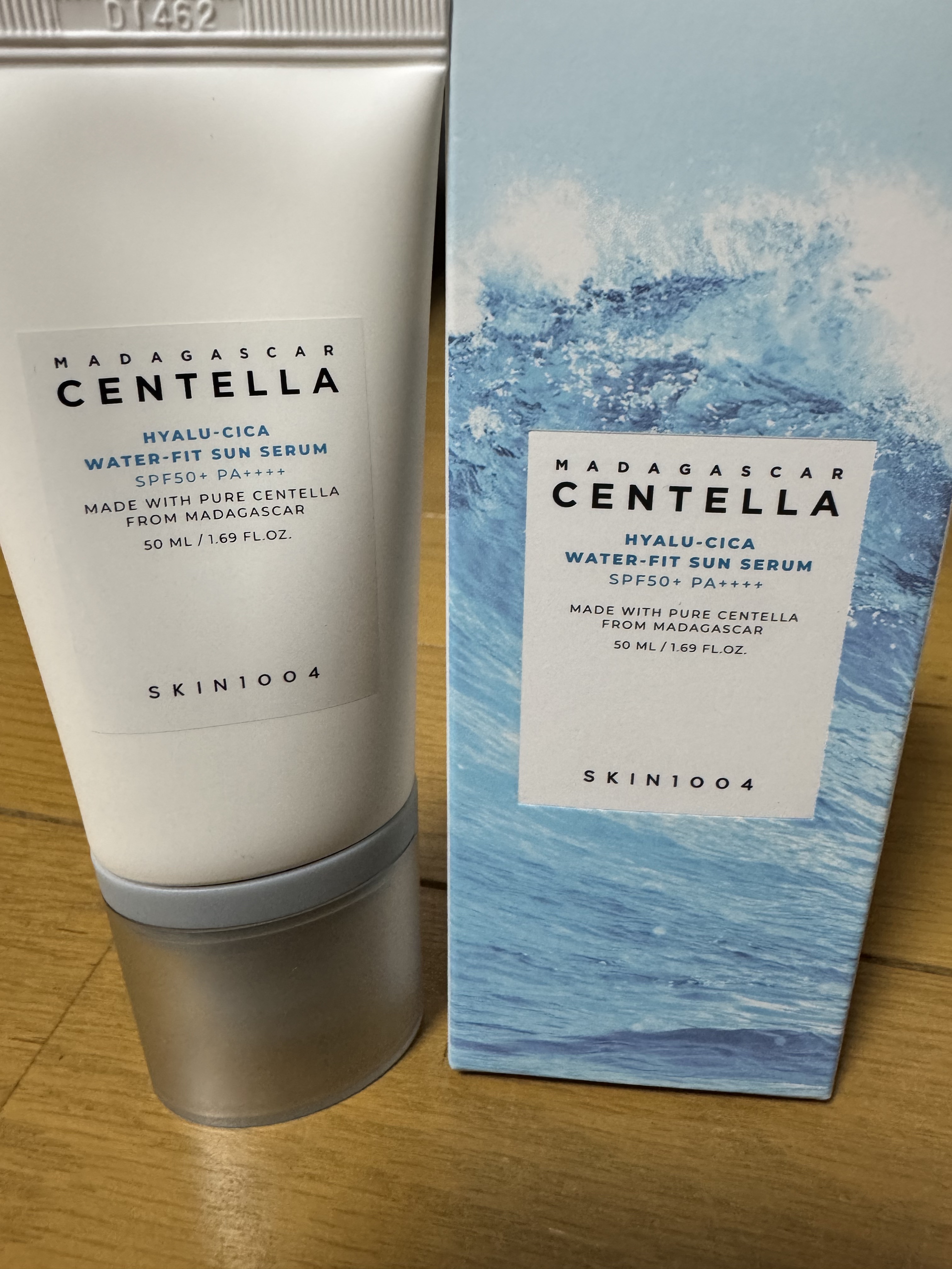 ヒアルーシカ ウォーターフィット サンセラム/SKIN1004/日焼け止めローションを使ったクチコミ（1枚目）