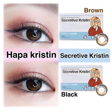 クーポン有り☺️☝️
◆Hapa kristin 新色⸜🌷︎⸝‍
⇒Secretive kristin ( Black&Brown)

とにかく盛れる〜！！！
🌙←この3D感のあるデザインがとっても綺麗