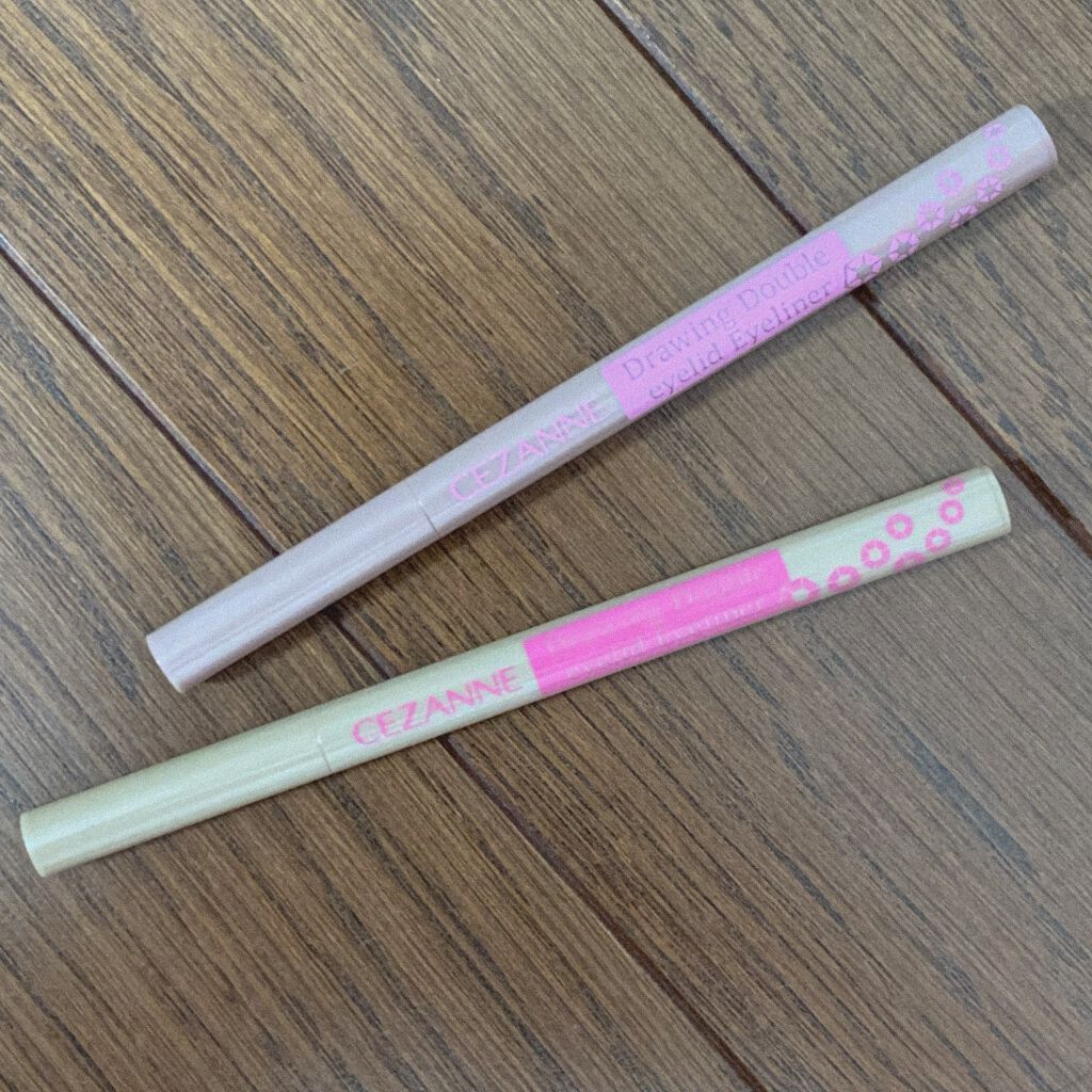 描くふたえアイライナー/CEZANNE/リキッドアイライナーを使ったクチコミ(3枚目)