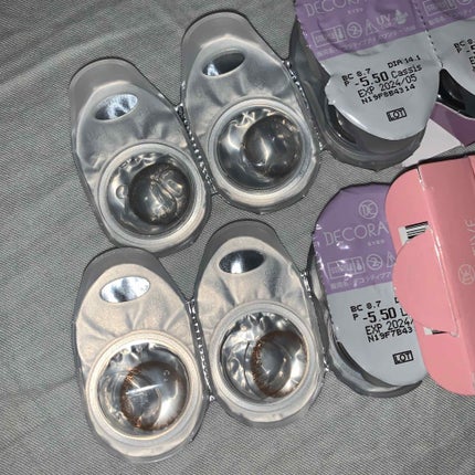 デコラティブアイズ ヴェール/Decorative Eyes/カラーコンタクトレンズを使ったクチコミ(2枚目)