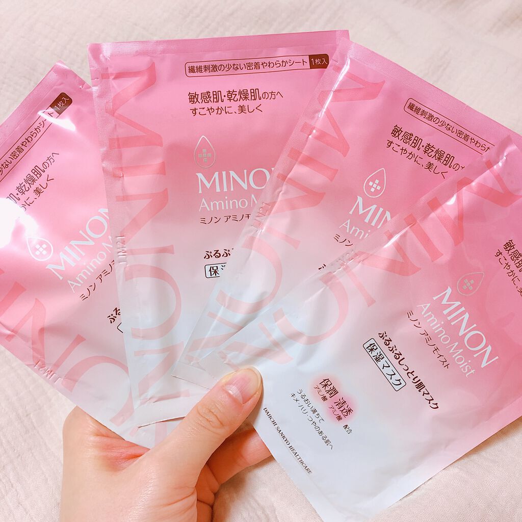 ミノン アミノモイスト ぷるぷるしっとり肌マスク/ミノン/シートマスク・パックを使ったクチコミ(1枚目)