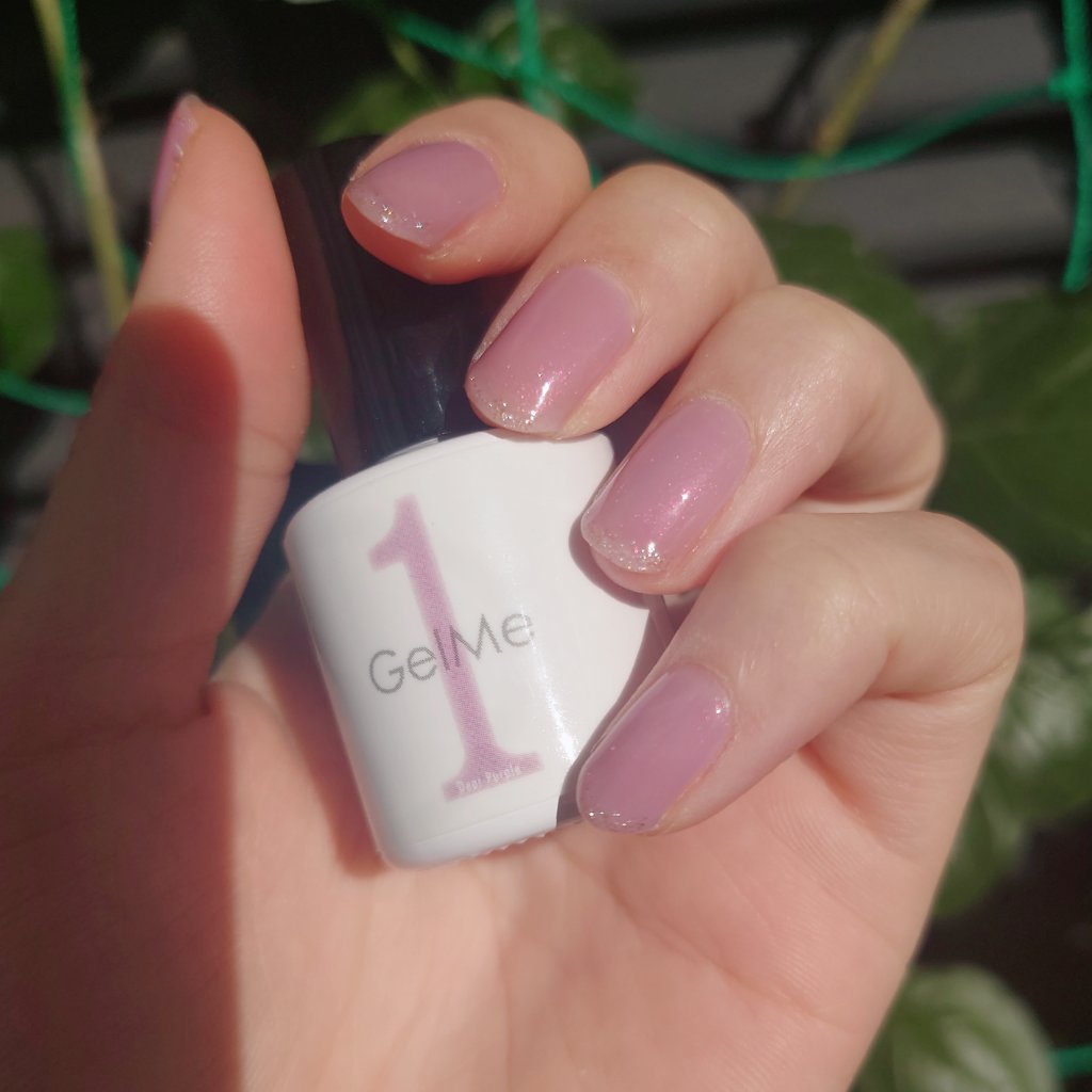 ジェルネイル GM124 ディアパープル/ジェルミーワン/ジェルネイルを使ったクチコミ（2枚目）