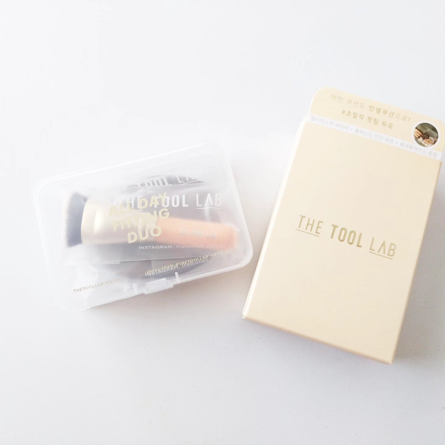 超密着カバーデュオ/THE TOOL LAB/メイクアップキットを使ったクチコミ（2枚目）