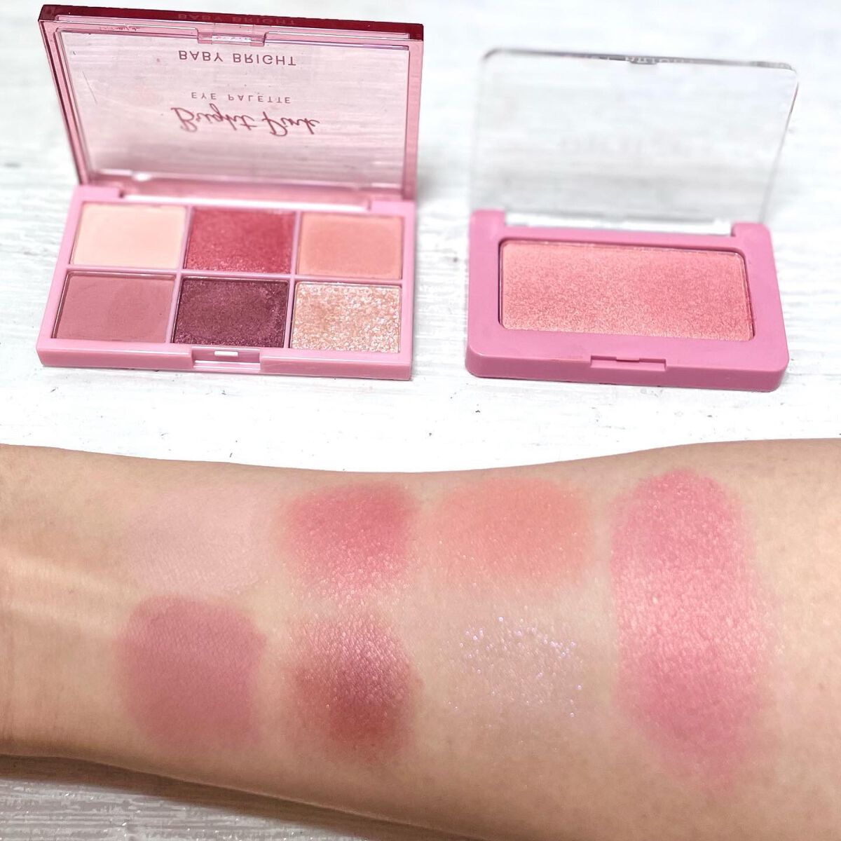 フェイスシャインブラッシャー/BabyBright/パウダーチークを使ったクチコミ（3枚目）