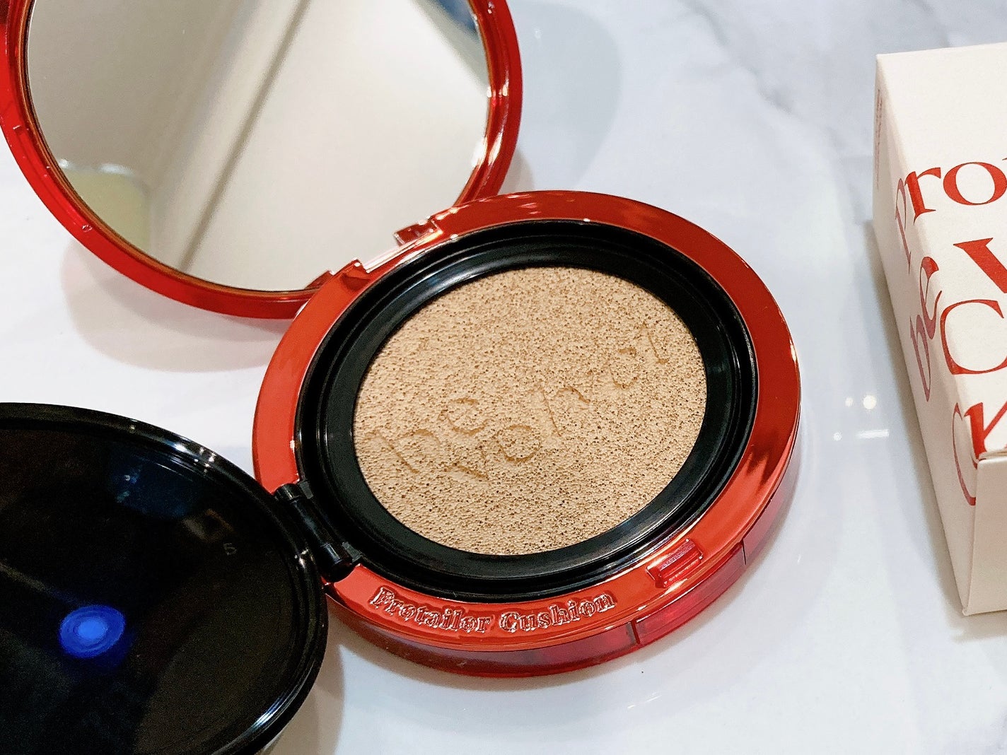 プロテーラービーベルベットカバークッション/espoir/クッションファンデーションを使ったクチコミ(2枚目)