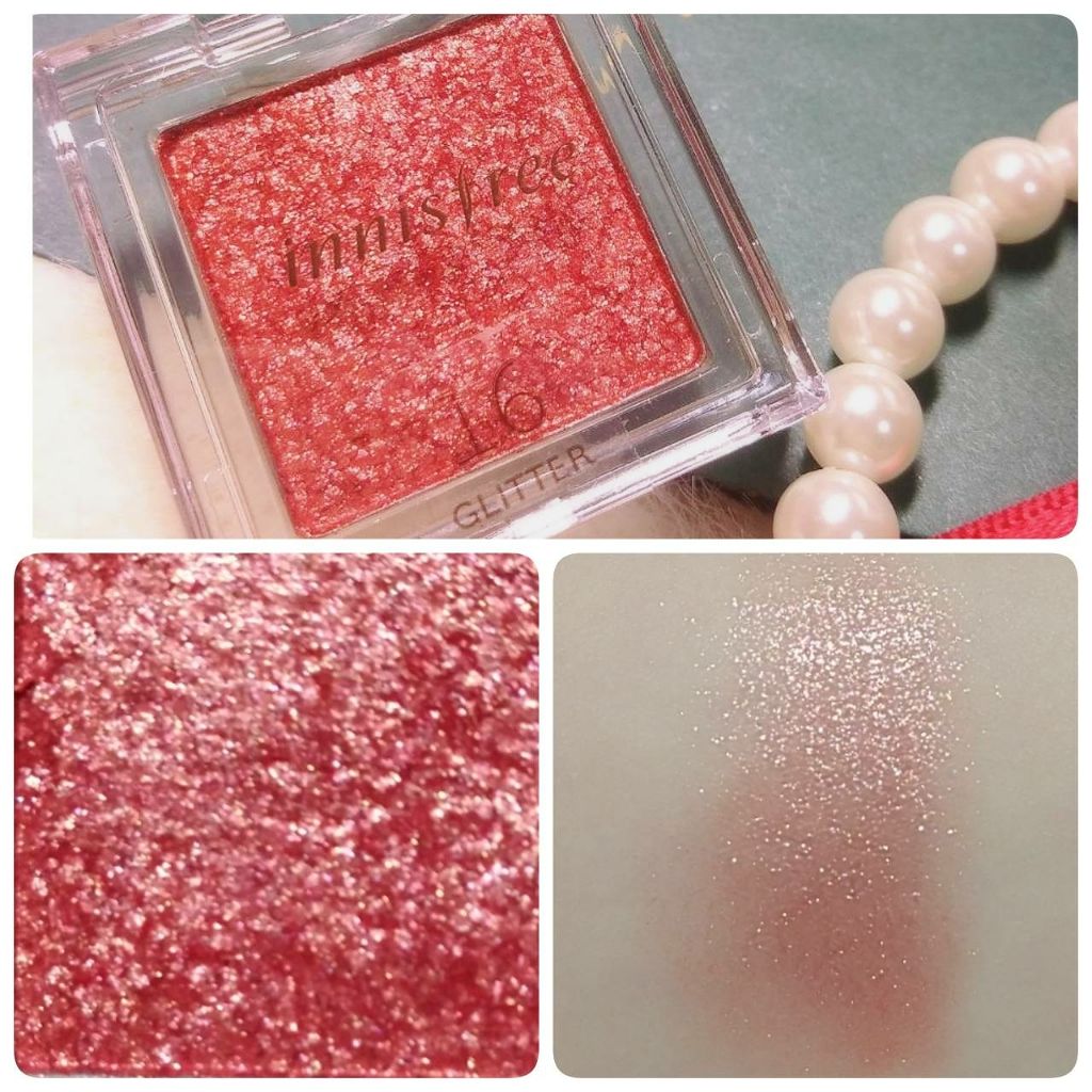 マイアイシャドウ グリッター/innisfree/単色アイシャドウを使ったクチコミ（3枚目）