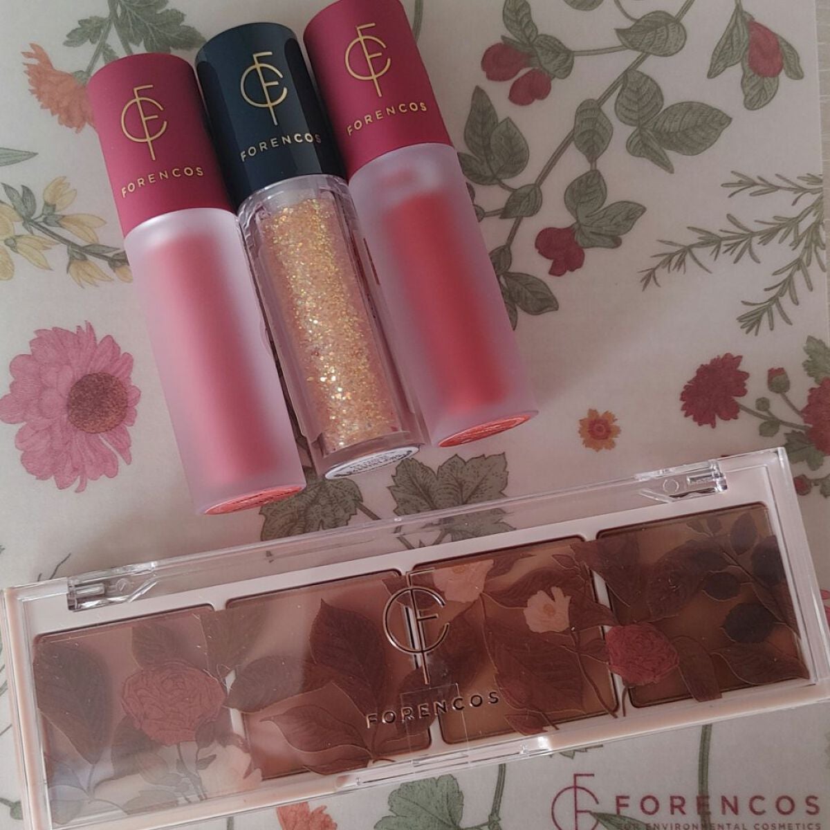 ヴィンテージフラワーガーデンセット/フォレンコス/メイクアップキットを使ったクチコミ(3枚目)