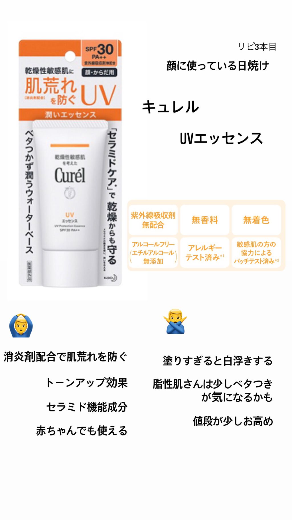 スキンアクア スーパーモイスチャージェル/スキンアクア/日焼け止めジェルを使ったクチコミ（3枚目）