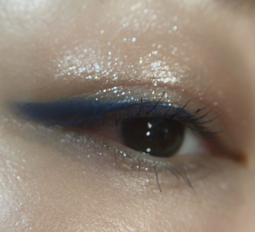 ペンシルアイライナー ネイビー/＆be/ペンシルアイライナーを使ったクチコミ（3枚目）