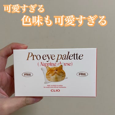 安定のクリオのアイパレット！
CLIOプロ アイ パレットNAPPING CHEESE


これから暖かくなる季節にぴったりな色味


【良いところ】

○猫好き必見！

○カラーが可愛い
これからの季