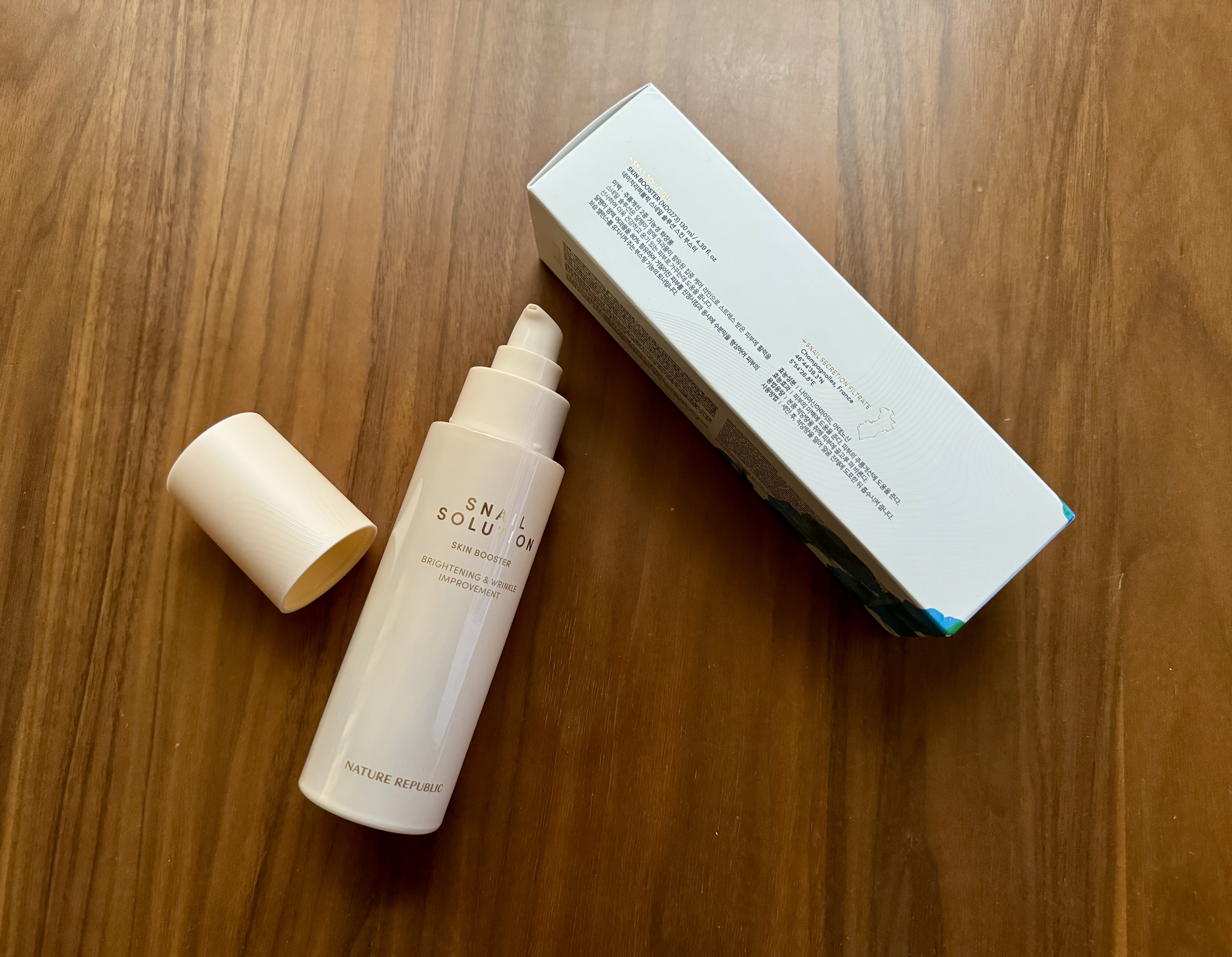 スネイルソリューション スキンブースター(R)/ネイチャーリパブリック/ブースター・導入液を使ったクチコミ（3枚目）