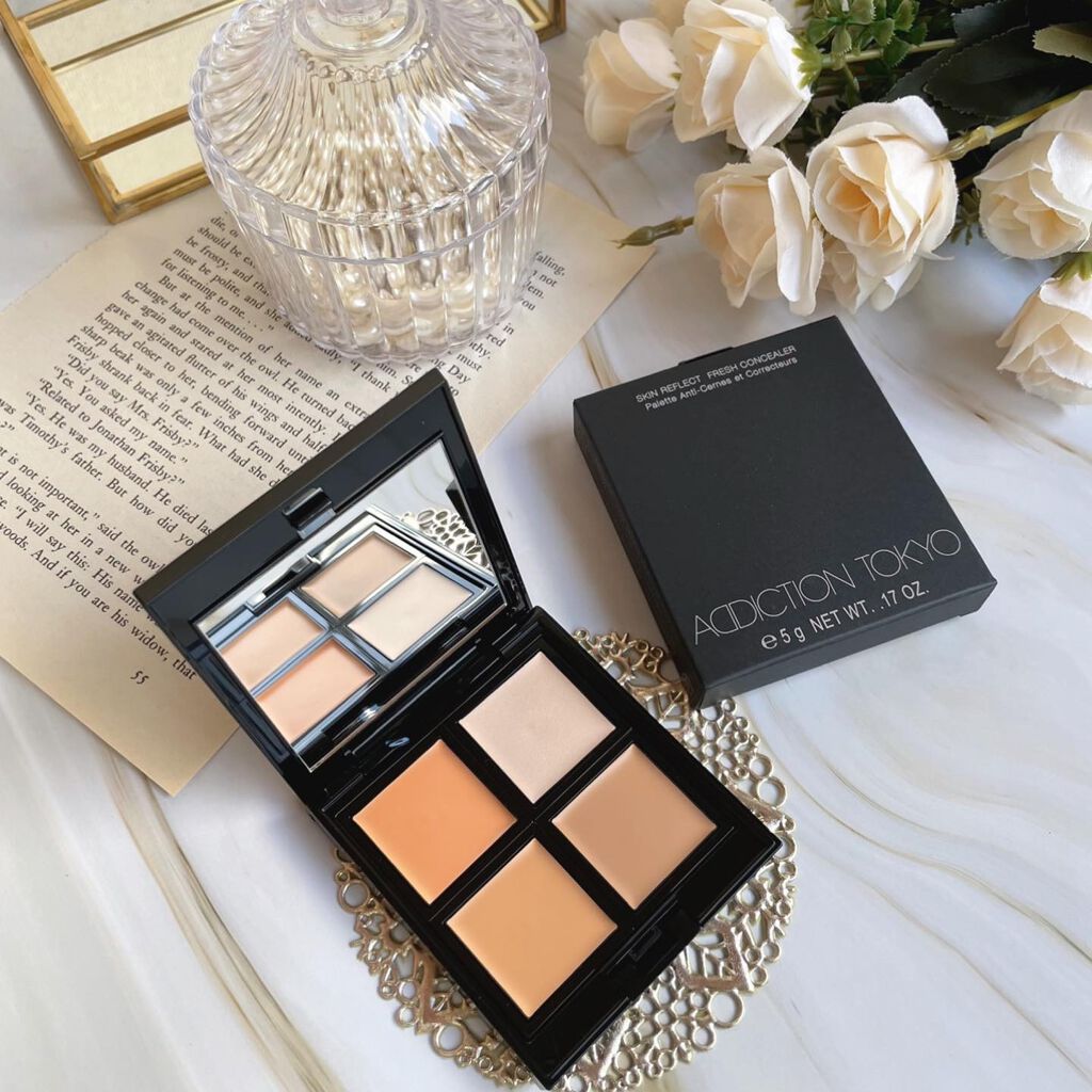 スキンリフレクト フレッシュ コンシーラー/ADDICTION/パレットコンシーラーを使ったクチコミ(1枚目)