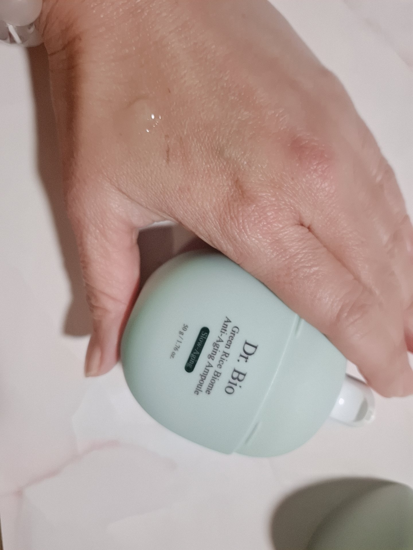 緑米バイオーム™トーンアップツヤアンプル/Dr.Bio/美容液を使ったクチコミ（2枚目）