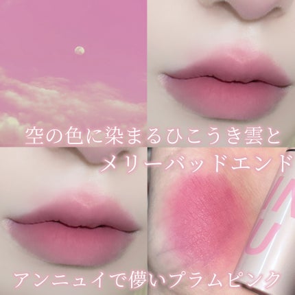 カスタマイズエアリーリップマッド/INTO U/口紅を使ったクチコミ(1枚目)