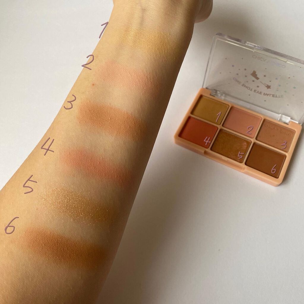 ワンショットアイパレット/CHICAY CHICO/アイシャドウパレットを使ったクチコミ(3枚目)