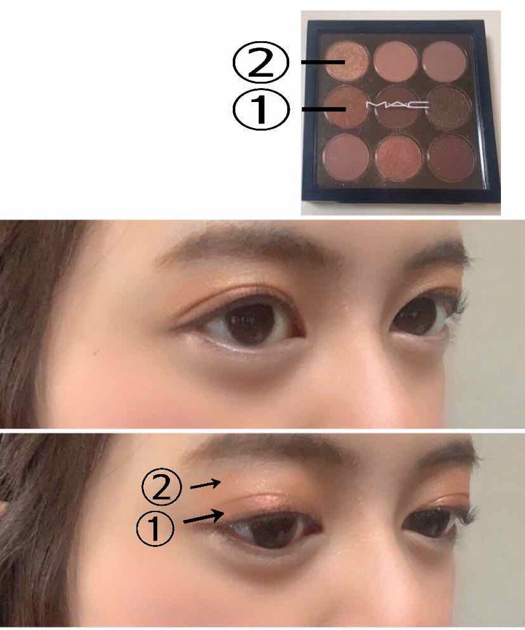 スモール アイシャドウ×9/M・A・C/アイシャドウパレットを使ったクチコミ（2枚目）
