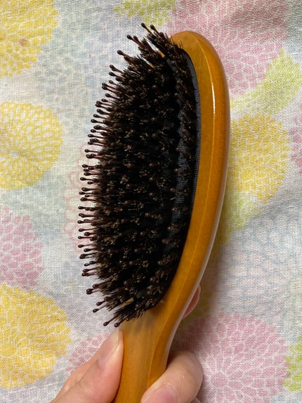 つやつや天然毛のミックスブラシ/マペペ/ヘアブラシを使ったクチコミ(7枚目)