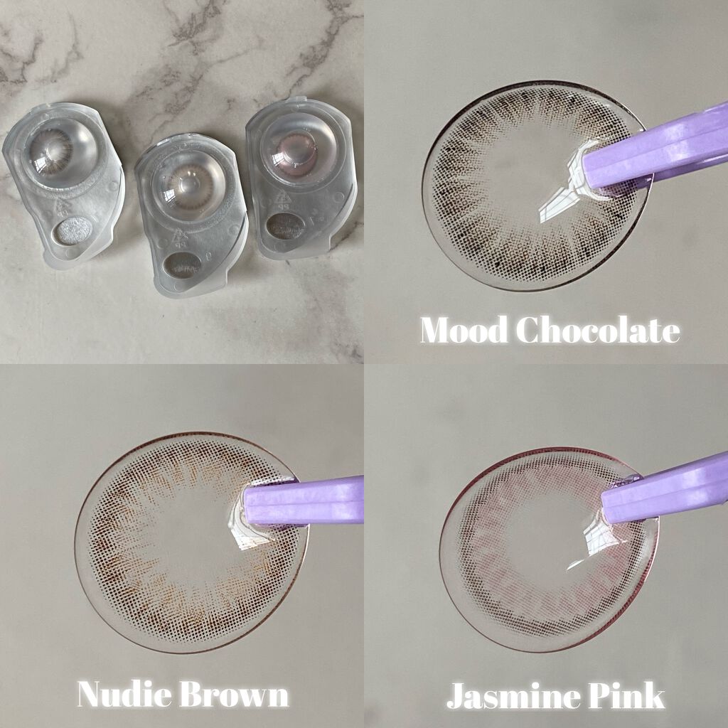 Rluuchy Oneday ジャスミンピンク/Torico Eye./カラーコンタクトレンズを使ったクチコミ（2枚目）