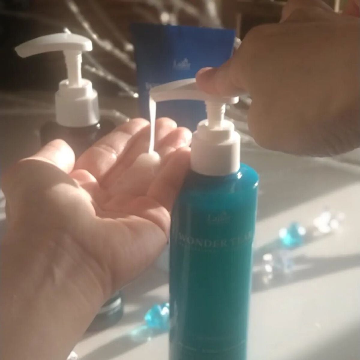 WONDER TEAR/La'dor/洗い流すヘアトリートメントを使ったクチコミ(1枚目)